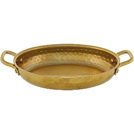 Artikelbild für PLAYGROUND »Vintage« Pfännchen oval, Länge: 185 mm, Breite: 135 mm, gold