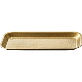 Artikelbild für PLAYGROUND »Vintage« Platte rechteckig, Länge: 260 mm, Breite: 134 mm, gold