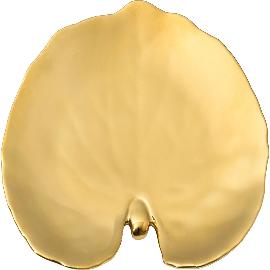 Artikelbild für COSTA NOVA »Hydrangea« Platte, Länge: 176 mm, Breite: 170 mm, Or