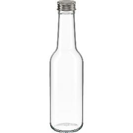 Artikelbild für WECK Geradhalsflasche mit Verschluss, Inhalt: 0,25 Liter, Höhe: 208 mm, ø: 61 mm