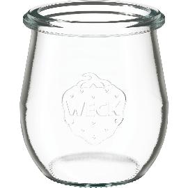 Artikelbild für WECK Tulpenglas ohne Deckel, 12-tlg., Inhalt: 0,22 Liter, Höhe: 180 mm,ø: 60 mm