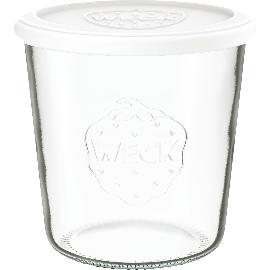 Artikelbild für WECK Sturzglas mit Deckel, 4-tlg., Inhalt: 0,50 Liter, Höhe: 115 mm, ø: 100 mm